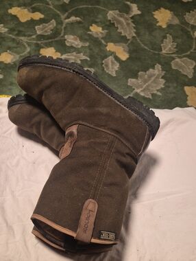 Rocky Brown Canvas Work Boots